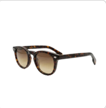 Classic Round Sunglasses – Tortoiseshell Brown